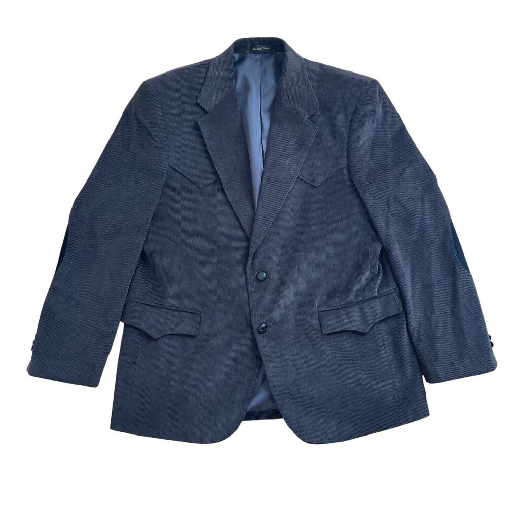 Circle S Dallas TX Men’s Suede Olive Jacket Size 44R